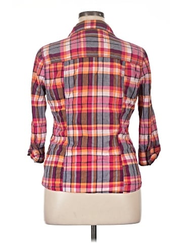 Arizona Jean Company 3/4 Sleeve Button-Down Shirt (view 2)