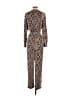 Lini Animal Print Brown Jumpsuit Size S - photo 2