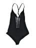 Billabong Solid Black One Piece Swimsuit Size S (estimated) - photo 1