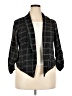Torrid Plaid Black Blazer Size 2X Plus (2) - photo 1