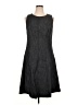 Talbots Chevron-herringbone Gray Casual Dress Size 14 - photo 1