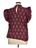 J.Marie 100% Polyester Pink Short Sleeve Blouse Size XL - photo 2