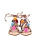 Just Fab Pink Sandals Size 7 1/2 - photo 2