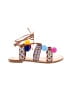 Just Fab Pink Sandals Size 7 1/2 - photo 1