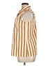 NY Collection Stripes Yellow Sleeveless Blouse Size XL - photo 5