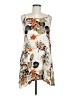 MSBASIC Print Ivory Casual Dress Size M - photo 1