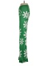 By Together 100% Acrylic Floral Green Casual Pants Size S - photo 5