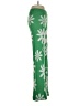 By Together 100% Acrylic Floral Green Casual Pants Size S - photo 4