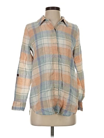 Soft Surroundings Long Sleeve Button-Down Shirt (view 1)