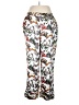 Adore Me 100% Polyester Print White Casual Pants Size 0X - photo 1