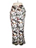 Adore Me 100% Polyester Print White Casual Pants Size 0X - photo 2