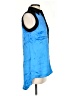 L.A.M.B. 100% Silk Blue Sleeveless Silk Top Size 0 - photo 4