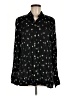 J.Jill Stars Black Long Sleeve Blouse Size M (tall) - photo 1