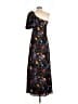 Sachin + Babi 100% Polyester Floral Black Cocktail Dress Size 2 - photo 2