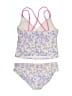 Old Navy Floral Purple Two Piece Swimsuit Size 16 - photo 2