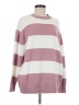Jessica Simpson Stripes Pink Pullover Sweater Size M - photo 1