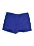 British Khaki Solid Blue Shorts Size 6 - photo 1
