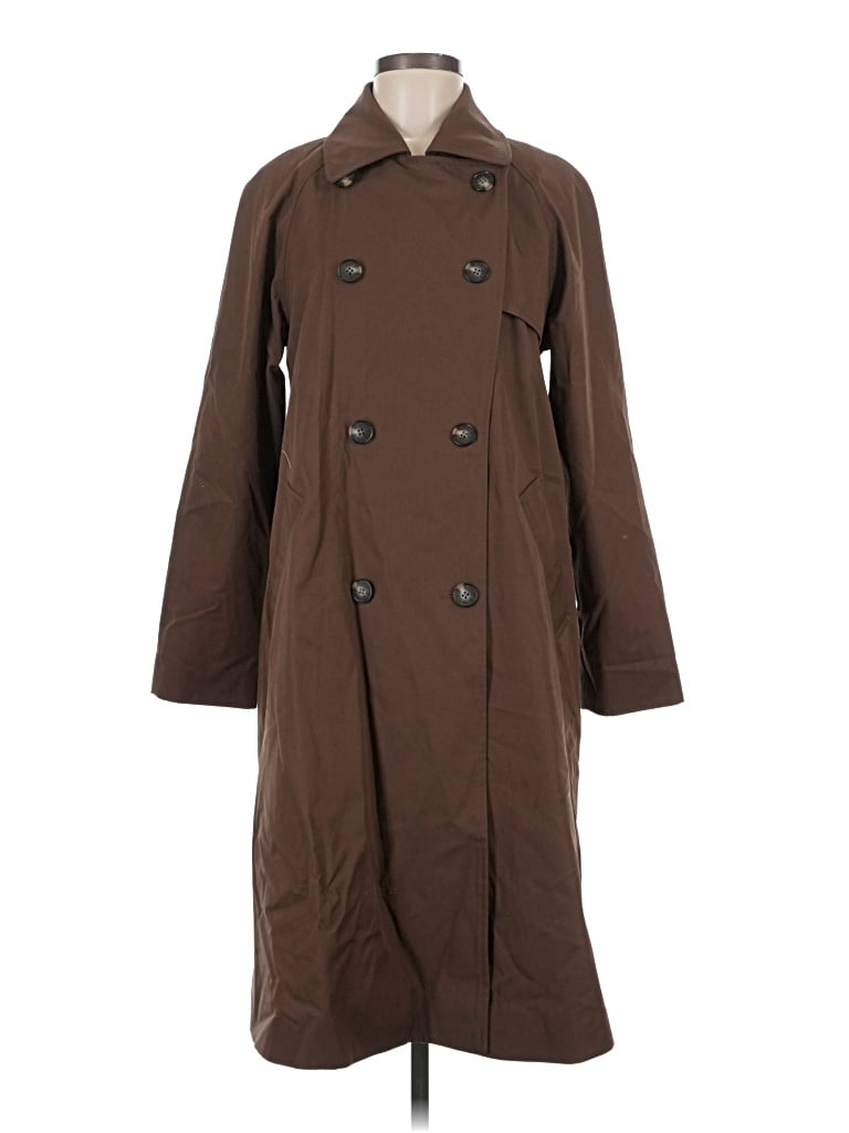Pre-owned Everlane Trenchcoat In Brown