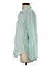 Lilla P 100% Cotton Stripes Teal Long Sleeve Button-Down Shirt Size S - photo 5