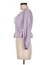 Express Purple 3/4 Sleeve Blouse Size M - photo 5