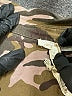 Mystree 100% Rayon Camo Brown Long Sleeve Blouse Size L - photo 7