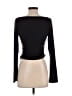 REORIA Black Long Sleeve Top Size S - photo 2