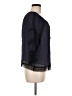 Ecru 100% Polyester Black 3/4 Sleeve Blouse Size M - photo 4