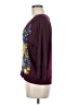 Tiny Floral Burgundy 3/4 Sleeve Top Size M - photo 5