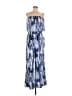 Fab'rik 100% Polyester Graphic Blue Jumpsuit Size L - photo 1