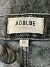 AGOLDE 100% Cotton Hearts Gray Jeans Size 26 waist - photo 7