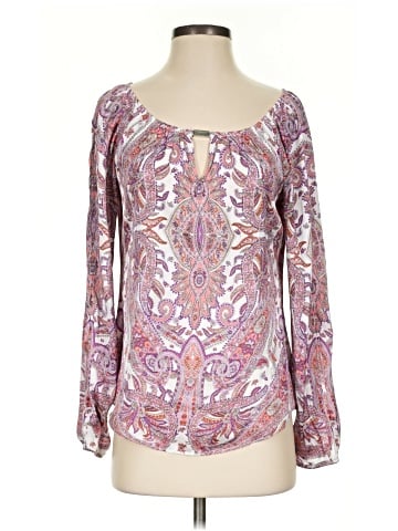 White House Black Market Long Sleeve Blouse (view 1)