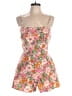 Row A Floral Pink Romper Size L - photo 1