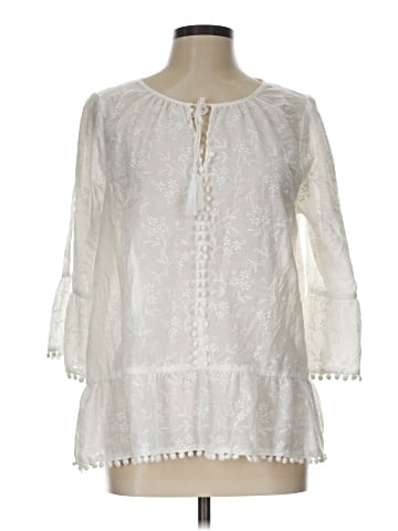 Hem & Thread 3/4 Sleeve Blouse (view 1)