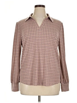 Adrianna Papell Long Sleeve Blouse (view 1)