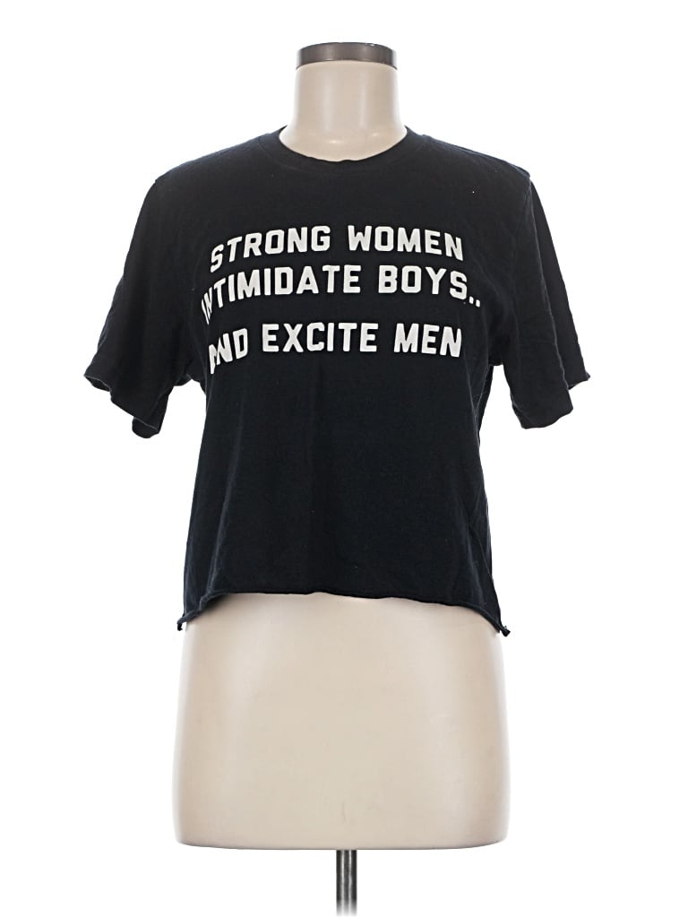Pre-owned Assorted Brands Short Sleeve T-shirt In Black