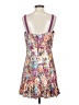 Aqua 100% Polyester Paisley Purple Cocktail Dress Size S - photo 2