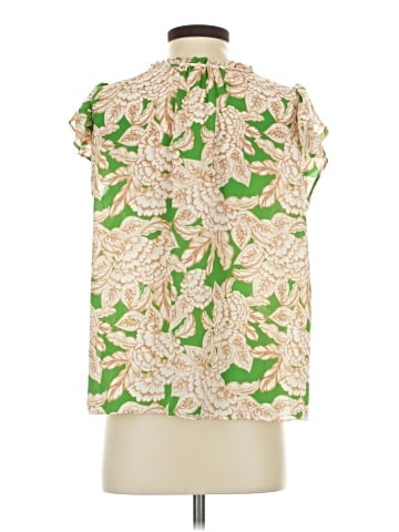 Rose + Olive Sleeveless Blouse (view 2)