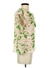 Rose + Olive 100% Polyester Green Sleeveless Blouse Size S - photo 4