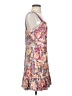 Aqua 100% Polyester Paisley Purple Cocktail Dress Size S - photo 4