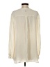Eileen Fisher 100% Silk Ivory Long Sleeve Silk Top Size S - photo 2