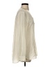 Eileen Fisher 100% Silk Ivory Long Sleeve Silk Top Size S - photo 4