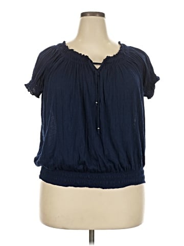 Faded Glory Short Sleeve Blouse (view 1)
