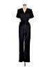 Kendall & Kylie 100% Polyester Solid Black Jumpsuit Size M - photo 1
