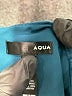 Aqua Color Block Blue Cocktail Dress Size M - photo 7