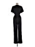 Kendall & Kylie 100% Polyester Solid Black Jumpsuit Size M - photo 2
