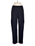 misook 100% Acrylic Solid Blue Casual Pants Size L - photo 1