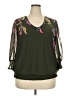 Cato Green 3/4 Sleeve Blouse Size 18 - 20 - photo 1