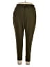 Assorted Brands Solid Green Casual Pants Size 14 - photo 1