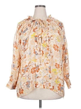 Joie 3/4 Sleeve Silk Top (view 1)