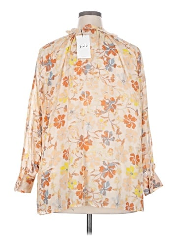 Joie 3/4 Sleeve Silk Top (view 2)